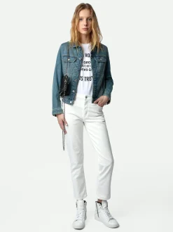 Fashion Zadig & Voltaire Rock Swing Your Wings ClutchICONIC Blacksilver